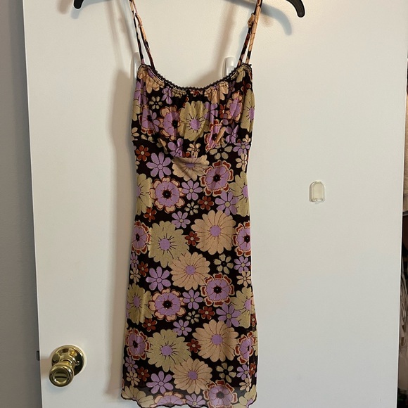 Princess Polly Floral Mini Dress - Picture 1 of 2